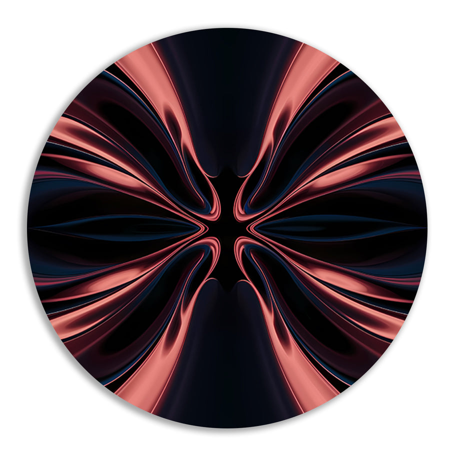 Dynamische abstracte digitale kunst met patronen forex muurcirkel