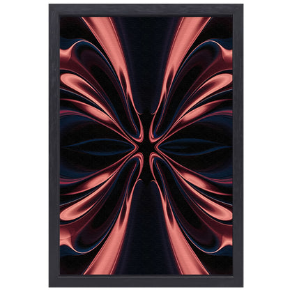 Dynamische abstracte digitale kunst met patronen canvas met baklijst