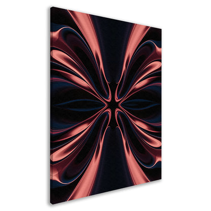 Dynamische abstracte digitale kunst met patronen canvas