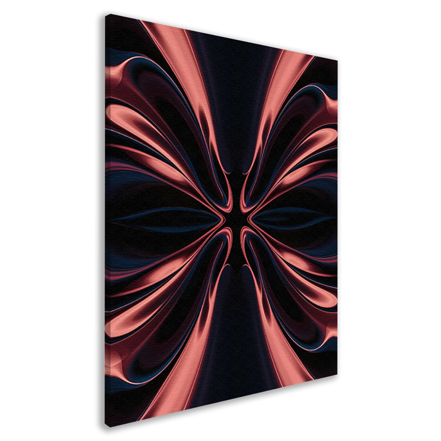 Dynamische abstracte digitale kunst met patronen canvas