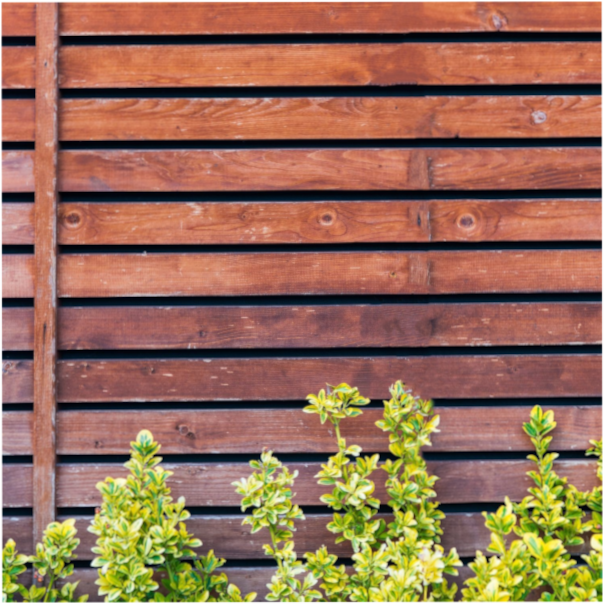 Minimalistische Houten Spiraal tuinposter