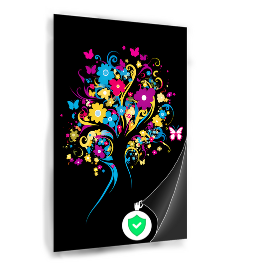 Dans van Vlinders en Bloemen poster