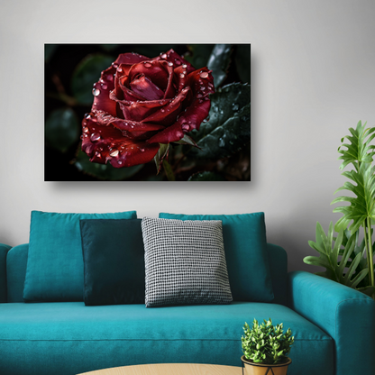 Rozen in ochtendgloren acrylglas
