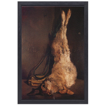 Konijn - Édouard Manet canvas met baklijst