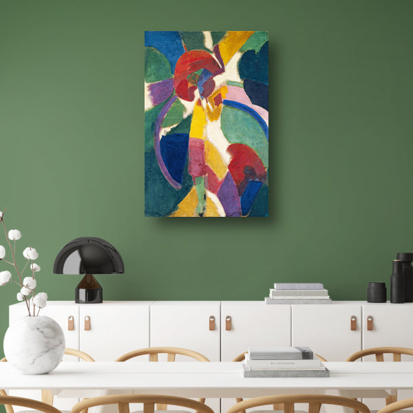 Vrouw met een parasol - Robert Delaunay poster