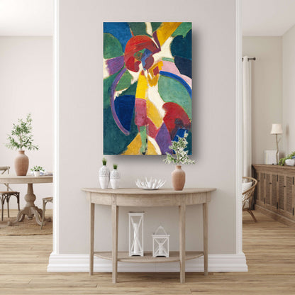 Vrouw met een parasol - Robert Delaunay poster
