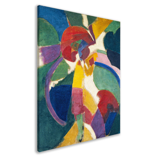 Vrouw met een parasol - Robert Delaunay canvas