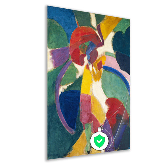 Vrouw met een parasol - Robert Delaunay poster