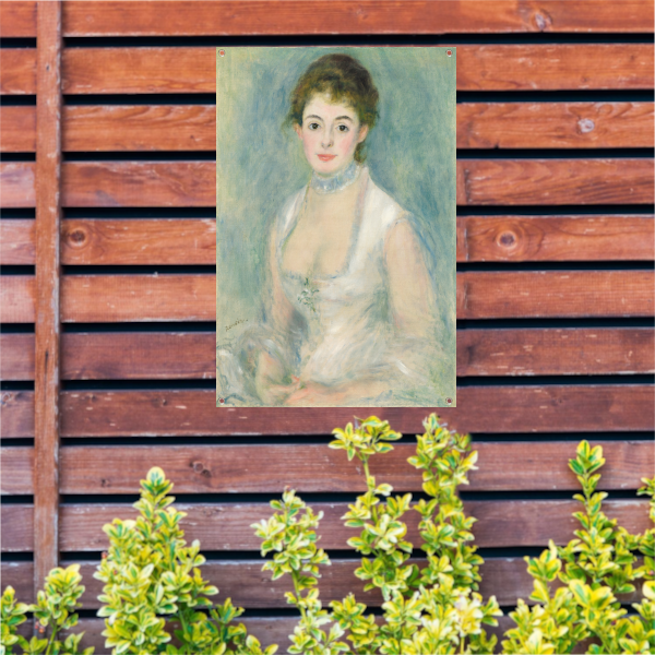 Portret van mevrouw Henriot - Pierre-Auguste Renoir tuinposter