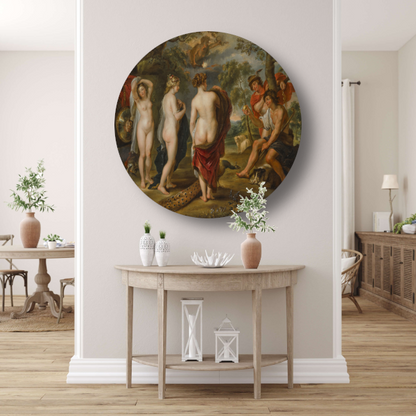 Het oordeel van Parijs - Peter Paul Rubens forex muurcirkel