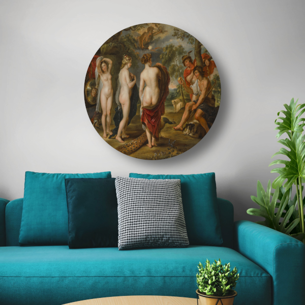 Het oordeel van Parijs - Peter Paul Rubens forex muurcirkel