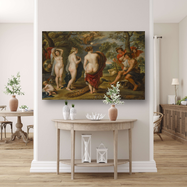 Het oordeel van Parijs - Peter Paul Rubens poster