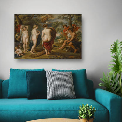 Het oordeel van Parijs - Peter Paul Rubens poster