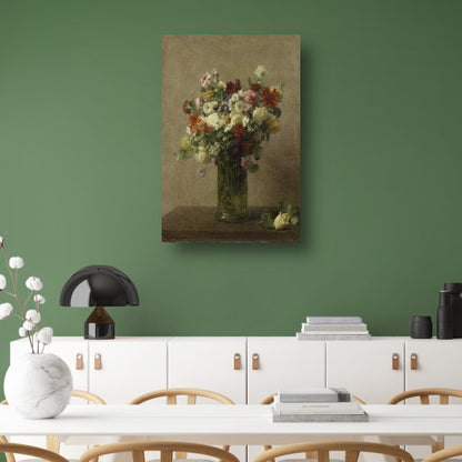 Stilleven met bloemen - Henri Fantin-Latour poster