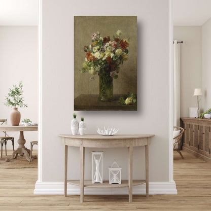Stilleven met bloemen - Henri Fantin-Latour poster