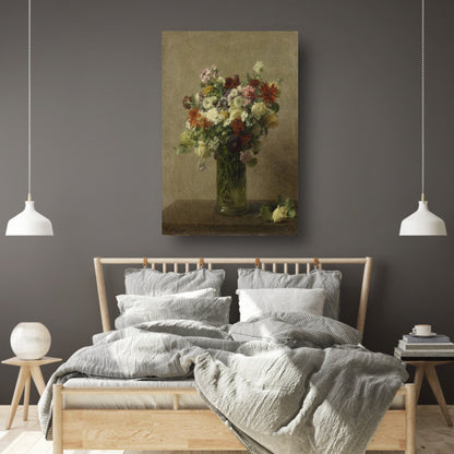 Stilleven met bloemen - Henri Fantin-Latour poster