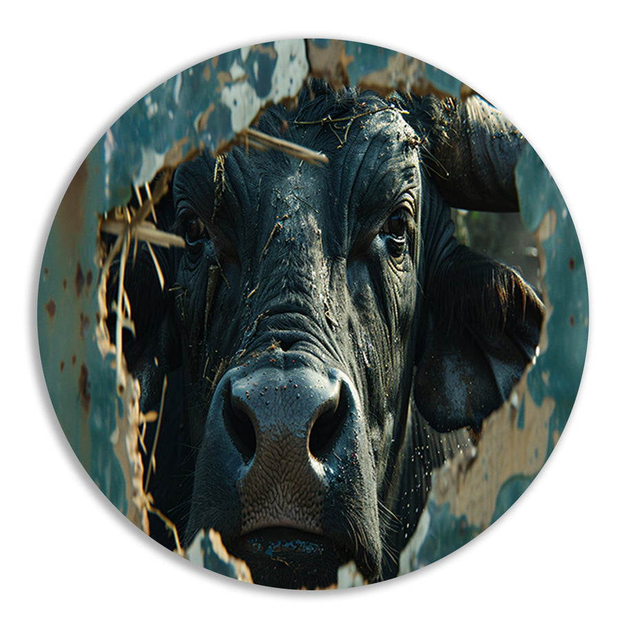 Buffel Breekt Door Verweerde Muur forex muurcirkel