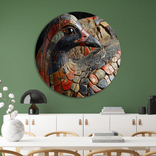 Minimalistisch Abstract Vogel forex muurcirkel