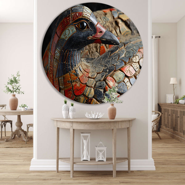 Minimalistisch Abstract Vogel forex muurcirkel
