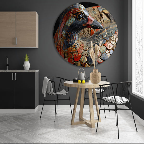 Minimalistisch Abstract Vogel forex muurcirkel
