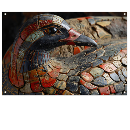 Minimalistisch Abstract Vogel tuinposter