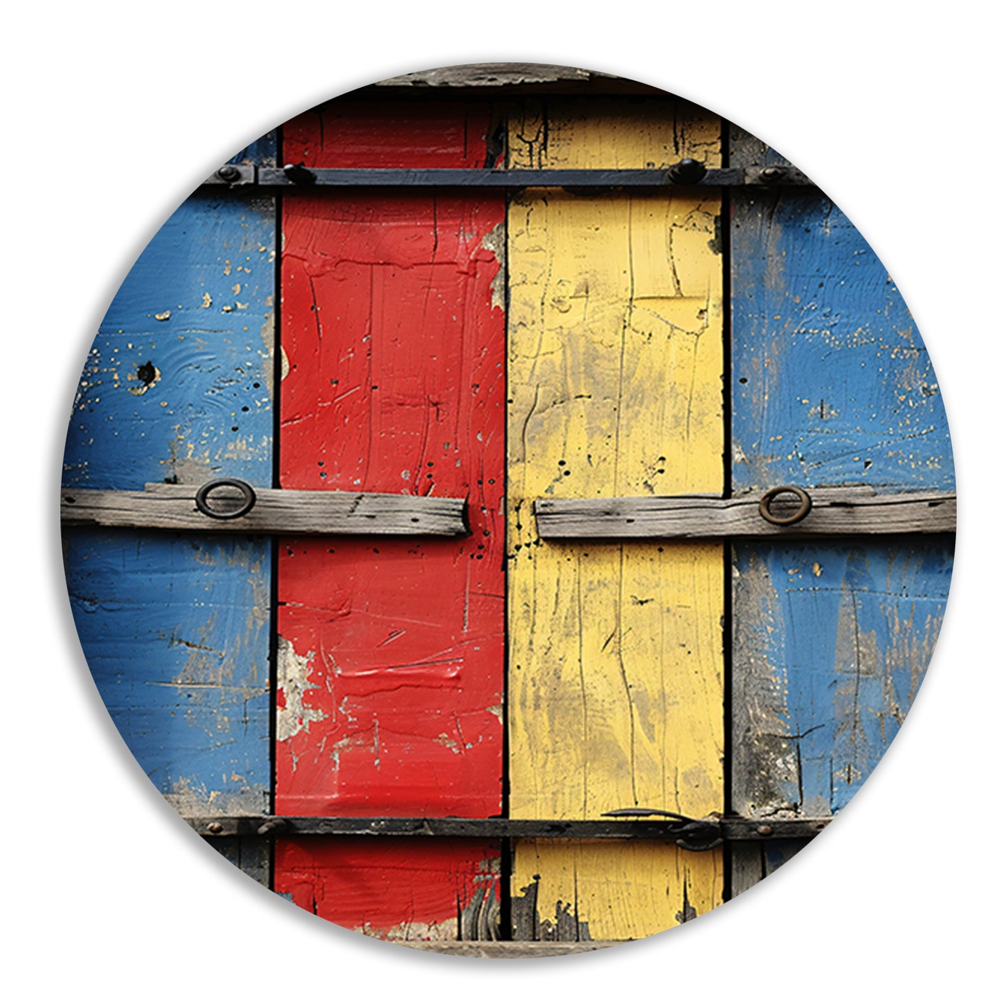 Abstract Kleurrijk Deur forex muurcirkel