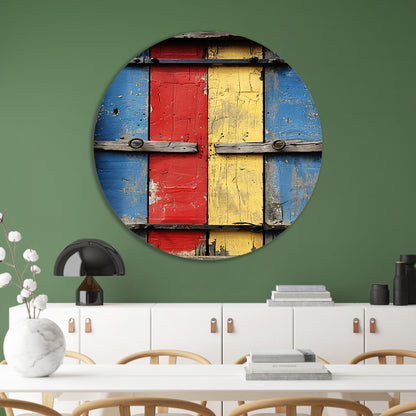 Abstract Kleurrijk Deur forex muurcirkel