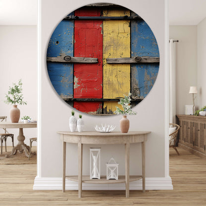 Abstract Kleurrijk Deur forex muurcirkel