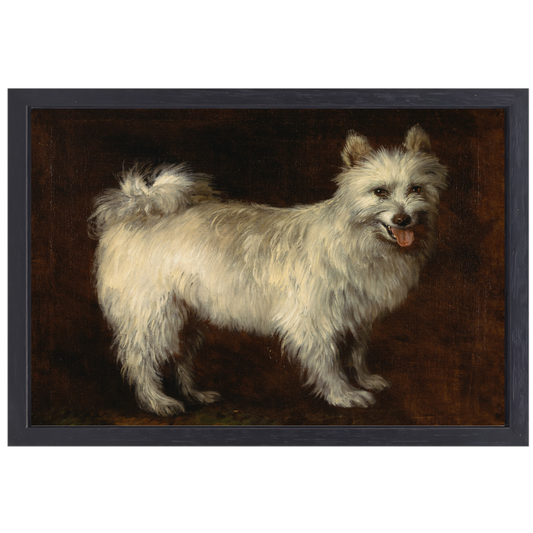 Spits Hond - Thomas Gainsborough canvas met baklijst