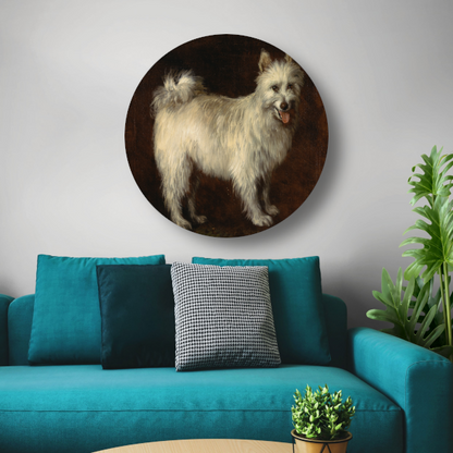 Spits Hond - Thomas Gainsborough aluminium muurcirkel