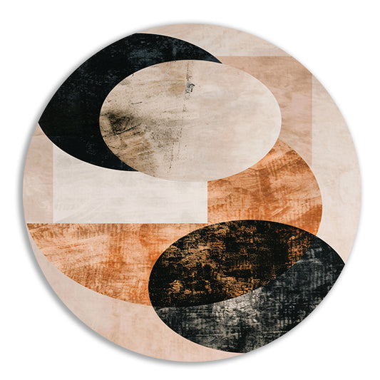 Minimalistische Abstracte Cirkels in Monochrome Tinten forex muurcirkel