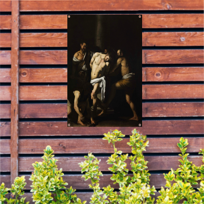 De geseling van Christus - Caravaggio tuinposter