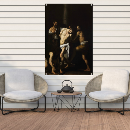 De geseling van Christus - Caravaggio tuinposter