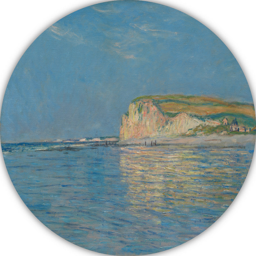 Eb bij Pourville, nabij Dieppe - Claude Monet forex muurcirkel