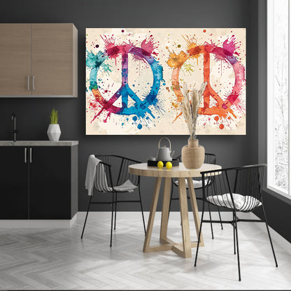 Keith Haring Vredesmuur canvas