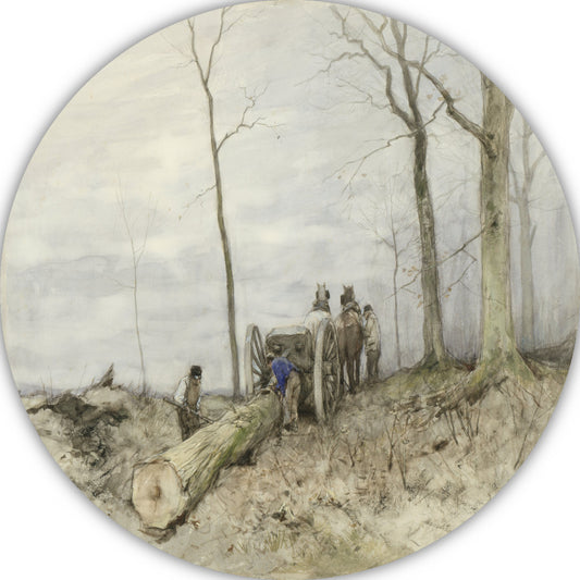De Mallejan - Anton Mauve aluminium muurcirkel