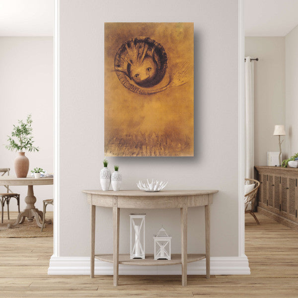 Hersenschim - Odilon Redon canvas met baklijst