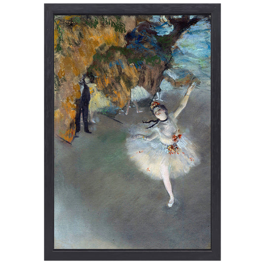 Ballet - Edgar Degas canvas met baklijst