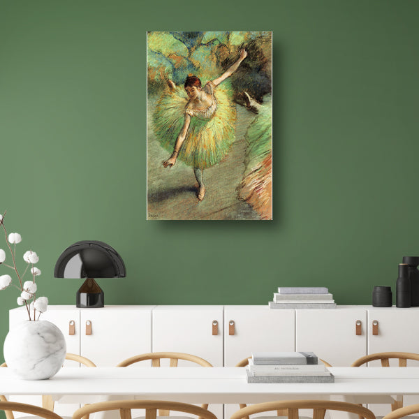 Danser - Edgar Degas canvas met baklijst