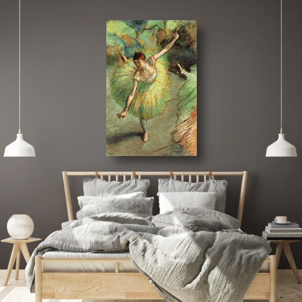 Danser - Edgar Degas canvas met baklijst