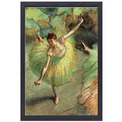 Danser - Edgar Degas canvas met baklijst