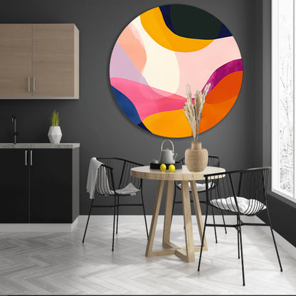 Abstract Kleuren Dans in Beweging forex muurcirkel