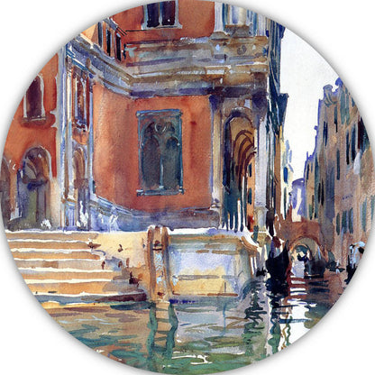 Scuola Grande di San Rocco - John Singer Sargent aluminium muurcirkel
