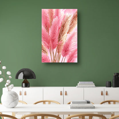 Zachte Roze Bloemen in Close-up acrylglas