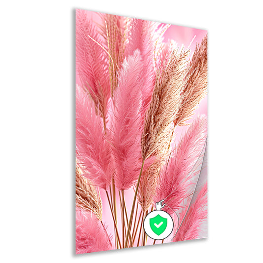 Zachte Roze Bloemen in Close-up poster