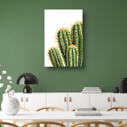 Hyperrealistische Print van Groene Cactussen canvas