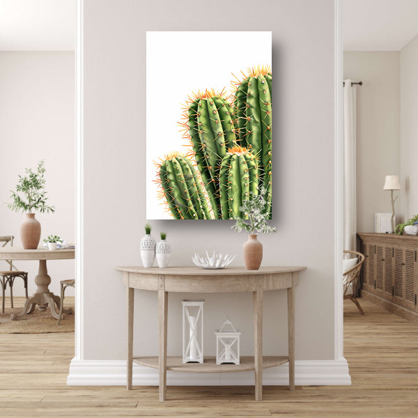 Hyperrealistische Print van Groene Cactussen poster