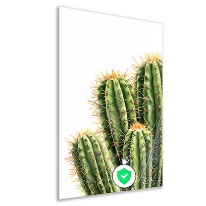 Hyperrealistische Print van Groene Cactussen poster