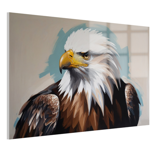 Majesteitelijke Adelaar in Kleurrijk Impressionisme acrylglas