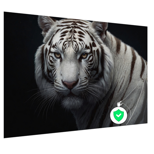 Stille Gaze van de Witte Tijger poster